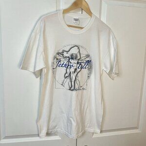 2007 Jethro Tull Vitruvian Man T-shirt Mens L North American Tour Band Tee